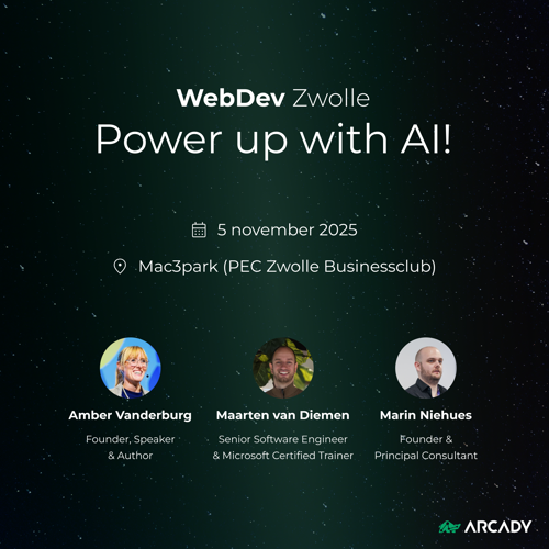 Webdev Arcady power up with AI