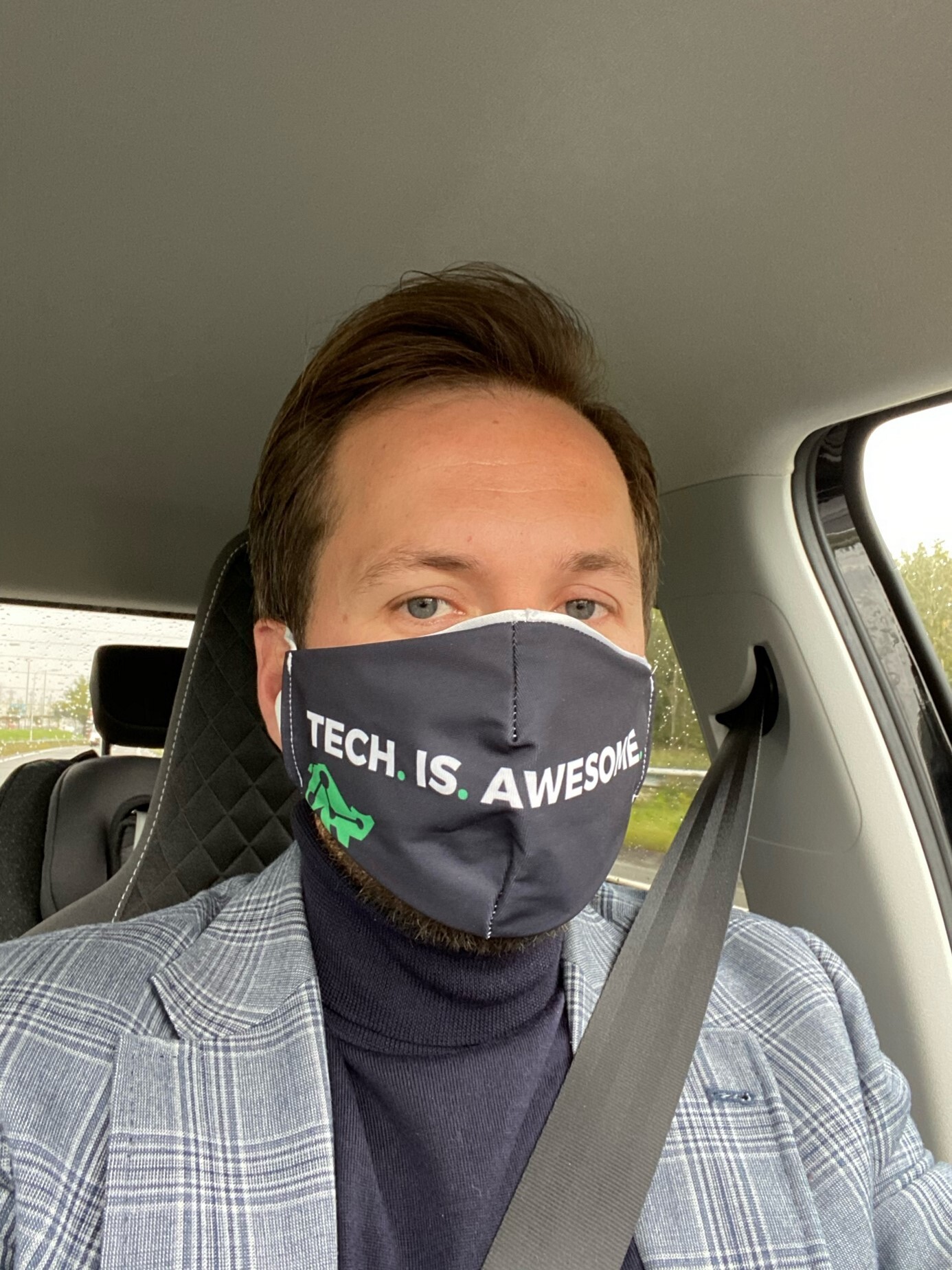 Corona Tijd bij Arcady, Arcady mondkap